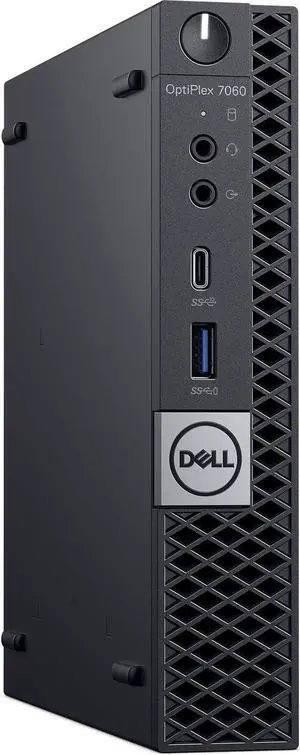 DELL OptiPlex 7060 Desktop Micro Intel Core i5-8500T 2.10 GHz 16GB DDR4 RAM 256GB SSD Windows 11 Pro 64-bit