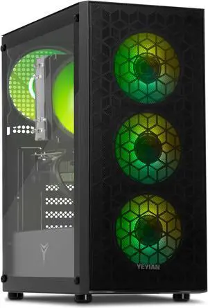 Yeyian Gaming Desktop PC YUMI AMD Ryzen 7 8700F 32GB DDR5 1TB SSD GeForce RTX 5060 Ti Windows 11 Home