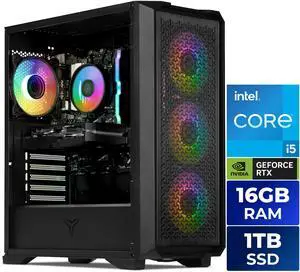 Yeyian Gaming Desktop PC Vault 44F0B-550P1N Intel Core i5-14400F 16GB DDR5 1TB NVMe SSD GeForce RTX 5050 Windows 11 Home Yeyian Gaming Desktop PC Vault 44F0B-550P1N Intel Core i5-14400F 16GB DDR5 1TB NVMe SSD GeForce RTX 5050 Windows 11 Home
