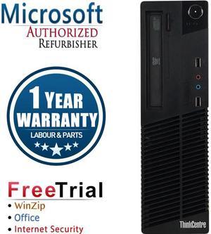 Refurbished Lenovo ThinkCentre M82 SFF Intel Core i5 3470 3.2G / 8G DDR3 / 120G SSD / DVD / Windows 10 Professional 64 Bit / 1 Year Warranty