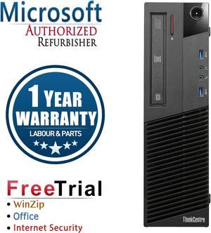 Lenovo Desktop Computer ThinkCentre M83 Intel Core i5-4570 8GB DDR3 1TB HDD Intel HD Graphics 4600 Windows 10 Pro