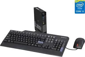 Lenovo Desktop Computer ThinkCentre M73 Tiny (10AY0082US) Intel Core i3-4150T 4GB DDR3 500GB HDD Intel HD Graphics 4400 Windows 7 Professional 64-Bit / Windows 8.1 Pro Downgrade