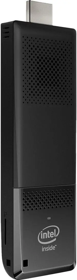 Intel Compute Stick BOXSTK1AW32SC Ultra-slim PC Intel Atom X5-Z8300 (1.44 GHz) 2 GB DDR3L 32 GB eMMC Intel HD Graphics Windows 10 Home 32-Bit