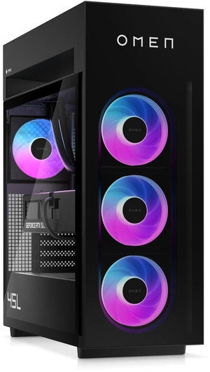 OMEN MAX 45L Gaming Desktop PC GT23-0080, AMD Ryzen 7 9800X3D, NVIDIA GeForce RTX 5080, 32GB DDR5, 2TB PCIe NVMe, Microsoft Windows 11 Professional OMEN MAX 45L Gaming Desktop PC GT23-0080, AMD Ryzen 7 9800X3D, NVIDIA GeForce RTX 5080, 32GB DDR5, 2TB PCIe NVMe, Microsoft Windows 11 Professional