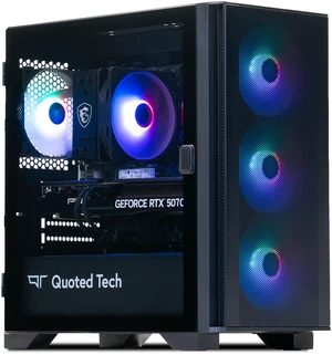 Quoted Tech Shield Gaming Desktop Pc AMD Ryzen7 7800X3D RTX 5070 32GB DDR5 1TB NVMe SSD Windows 11 Home Quoted Tech Shield Gaming Desktop Pc AMD Ryzen7 7800X3D RTX 5070 32GB DDR5 1TB NVMe SSD Windows 11 Home