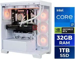 AZZA Gaming PC EHUD SNOW LITE, Intel Ci7-14700F, Nvidia RTX5070-12GB, 32GBx1 DDR5, 1TB M.2 SSD, Windows 11 Home AZZA Gaming PC EHUD SNOW LITE, Intel Ci7-14700F, Nvidia RTX5070-12GB, 32GBx1 DDR5, 1TB M.2 SSD, Windows 11 Home