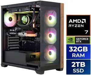 AZZA Gaming Desktop PC CYRUS EXTREME AMD Ryzen 7 7800X3D 32GB DDR5 2TB SSD GeForce RTX 5060 Ti Windows 11 Home AZZA Gaming Desktop PC CYRUS EXTREME AMD Ryzen 7 7800X3D 32GB DDR5 2TB SSD GeForce RTX 5060 Ti Windows 11 Home