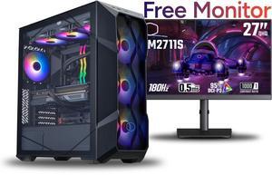 Cooler Master TD5 Pro - Intel Core Ultra 7-265KF - Radeon RX 7800 XT - 32GB DDR5 6000MHz - 2TB M.2 NVMe SSD - Windows 11 - 360mm AIO – Gaming PC