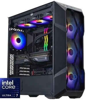 Cooler Master TD5 Pro - Intel Core Ultra 7-265KF - Radeon RX 7900 XT - 32GB DDR5 6000MHz - 2TB M.2 NVMe SSD - Windows 11 - 360mm AIO - Gaming PC
