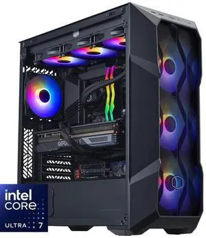Cooler Master TD5 Pro - Intel Core Ultra 7-265KF - Radeon RX 7900 XTX - 32GB DDR5 6000MHz - 2TB M.2 NVMe SSD - Windows 11 - 360mm AIO - Gaming PC
