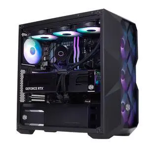 Cooler Master TD5 Pro Gaming PC Desktop, Intel Core Ultra 7-265KF 3.9GHZ (5.4GHz Boost), CM RTX 5080, Z890 Wi-Fi, 16GB GDDR7, 32GB DDR5 6000MHz RGB, 2TB M.2 Gen4 NVMe SSD, 850W Gold, 360mm AIO, Win 11