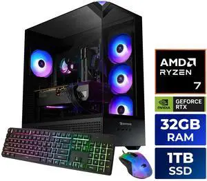 iBUYPOWER Gaming Desktop PC AMD Ryzen 7 7800X3D 32GB DDR5 1TB SSD GeForce RTX 5060 Ti 16GB Windows 11 Home iBUYPOWER Gaming Desktop PC AMD Ryzen 7 7800X3D 32GB DDR5 1TB SSD GeForce RTX 5060 Ti 16GB Windows 11 Home