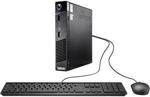 Lenovo M93p Tiny Grade A Business Desktop Intel Core i5 4th Gen 4570T (2.90GHz) 8 GB DDR3 128 GB SSD Intel HD Graphics 4600 Windows 10 Pro Keyboard and Mouse Included