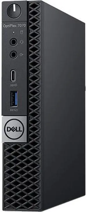 Dell OptiPlex 7000 7070 Desktop Computer - Core i7 i7-9700T - 8 GB RAM - 128 GB SSD - Micro PC