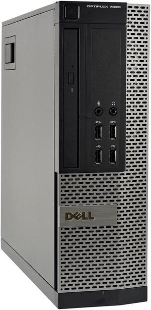 DELL Desktop Computer 7020-SFF Intel Core i7-4770 16 GB 512 GB SSD Intel HD Graphics Windows 10 Pro