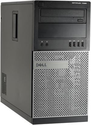 Refurbished Dell 7020-Tower Core i7-4770 3.4GHz, 16GB, 480GB SSD, DVDRW, Windows 10 Pro (64bit)