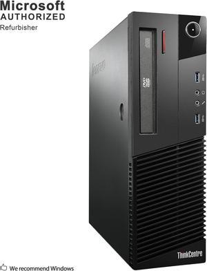 Refurbished Lenovo ThinkCentre M83 Small Form Factor Intel Core i5 4570 3.20 GHz / 8 GB DDR3 / 120 GB SSD / DVD / WIFI / HDMI Adapter / Bluetooth 4.0 / Windows 10 Pro 64-bit / 1 Year Warranty