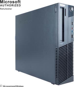 Certified Refurbished 2018 Lenovo ThinkCenter M81 SFF Intel i5 2400 3.10GHz, 8GB DDR3, Brand New 360GB SSD, DVD, WIFI, BT 4.0, HDMI, VGA, DisPlayPort, Windows 10 Professional 64 Bits