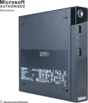 Certified Refurbished Lenovo ThinkCentre M93P Tiny Intel i7 4765T 2.0GHz, 8GB DDR3, Brand New 240GB SSD, WIFI, BT 4.0, HDMI, USB 3.0, VGA, DP Port, Windows 10 Professional 64 Bits