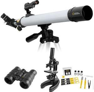 National Geographic 80-30103 Telescope, Micrscope and Binocular Deluxe Adventure Set