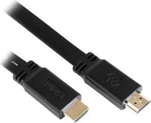 Silverstone CPH02B-3000 9.84 ft. (3.0m) Black HDMI male to HDMI male HDMI Cables
