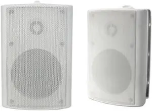 OSD Audio AP450Wht Outdoor Patio Speaker Pair