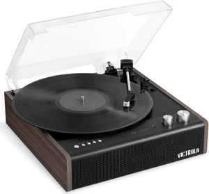 Victrola VTA-72-ESP Eastwood – Bluetooth Record Player – 3-Speed Turntable, Premium MM Cartridge, Vinyl Stream for Wireless Streaming, Removable Dust Cover, Built-in Speakers (Espresso) Victrola VTA-72-ESP Eastwood – Bluetooth Record Player – 3-Speed Turntable, Premium MM Cartridge, Vinyl Stream for Wireless Streaming, Removable Dust Cover, Built-in Speakers (Espresso)