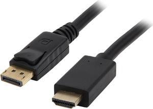 Kaybles DP-HDMI-3-2P DP to HDMI Cable 3 ft. (2 Pack), Gold Plated DisplayPort to HDMI Cable 1080p Full HD for PCs to HDTV, Monitor, Projector with HDMI Port