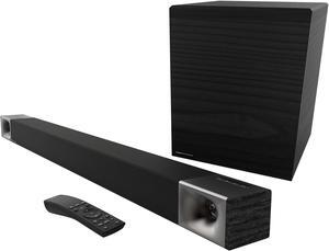 Klipsch Cinema 600 3.1 Sound Bar System with Wireless Pre-Paired 10" Subwoofer - Black