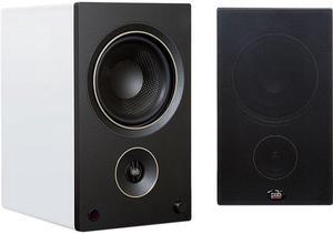 Alpha AM5 Powered Bookshelf Speakers - White