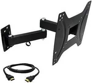Megamounts GML622-HDMI-BNDL 17" - 42" Full Motion Wall Mount for Plasma-LCD-LED TV's with HDMI