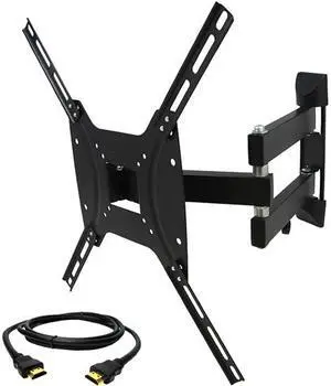 Megamounts GML643-HDMI-BNDL < 60" Full Motion Wall Mount for 26-55 in. Plasma-LCD-LED TV's With HDMI