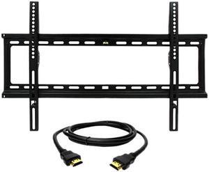Megamounts GMPF26N-HDMI-BNDL 32" - 70" Fixed Wall Mount for 32-70 in. Displays