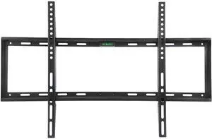 Megamounts GMPF24N7-BNDL Black 26" - 55" Smooth Black Matt Finish Fixed Television Mount for 26"- 55" LCD, LED