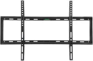 Megamounts GMPF26N7-BNDLPC17 Black 32" - 70" Smooth Black Matt Finish Fixed Television Mount for 32"- 70" LCD, LED