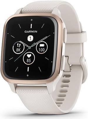 Garmin Venu Sq 2 Music Edition GPS Smartwatch - Peach Gold