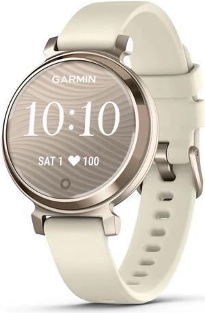 Garmin Lily 2 Cream Gold with Coconut Silicone Band