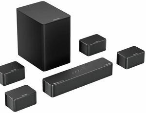 Ultimea Poseidon D80 Dolby Atmos 7.1CH Bluetooth Sound Bar Speaker System (U2620) - Black