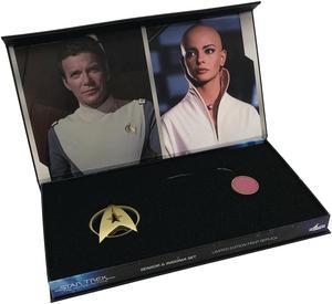 Star Trek  Ilia Sensor And Command Insignia Set