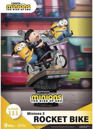 Minions 2 Ds-111 Rocket Bike D-Stage Ser 6In Statu