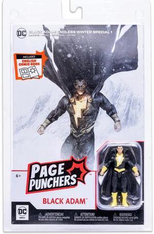 3 Fig W/ Comic Wv 1 - Black Adam (Endless Winter)