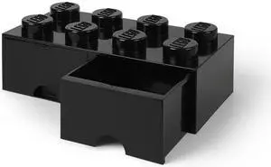 Lego Brick Drawer 8 Black