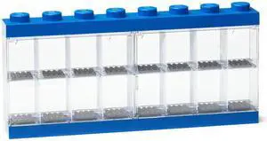 Lego Minifigure Display Case 16 Blue
