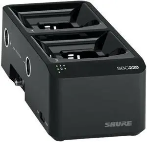 Shure SBC220-US Networked 2Bay Battery Charger
