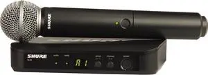 Shure BLX24/SM58-J11 Wireless Vocal System with SM58, Frequency Band Version: J11, Power Supply Included