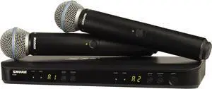 Shure BLX288/B58-H11 Wireless Dual Vocal System with Two Beta 58A, Frequency Band Version: H11
