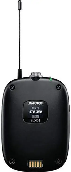 Shure SLXD1=-H55 Bodypack Transmitter, Frequency Band Version: H55