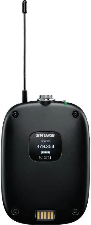 Shure SLXD1=-J52 Bodypack Transmitter, Frequency Band Version: J52