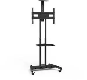 Kanto MTM70PL Mobile TV Mount, Black Steel - to 70" inc. Keyboard Tray and Top Shelf - black Kanto MTM70PL Mobile TV Mount, Black Steel - to 70" inc. Keyboard Tray and Top Shelf - black
