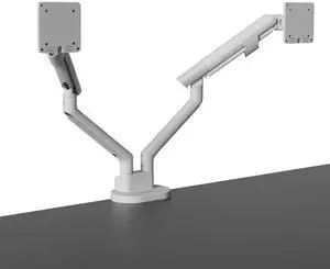 Kanto DM2W Dual Monitor Desktop Mount for 17 - 35 Displays up to 22 lb - White Kanto DM2W Dual Monitor Desktop Mount for 17 - 35 Displays up to 22 lb - White